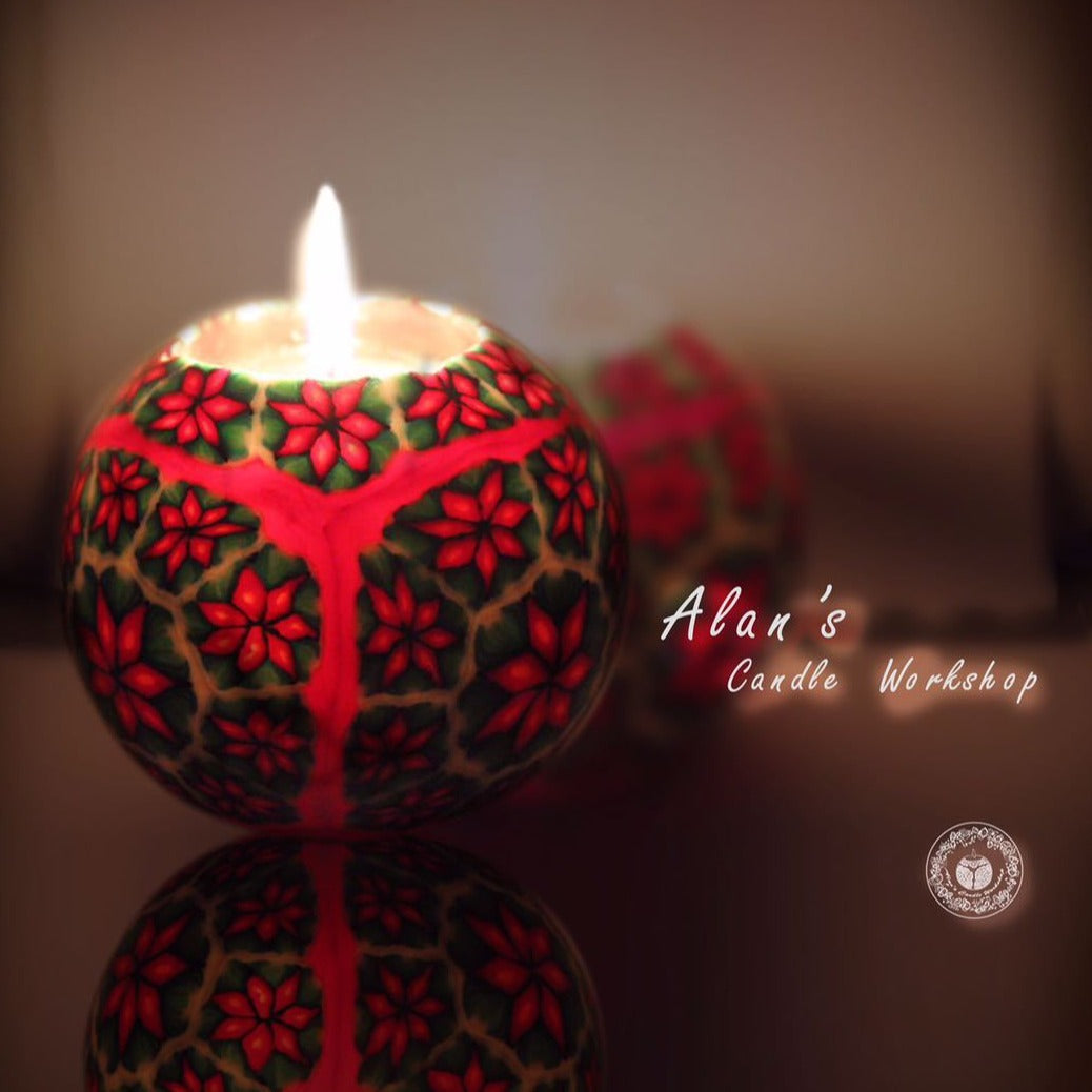 Christmas Flower Candle Ball