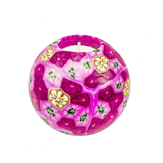 Purple Flower Candle Ball